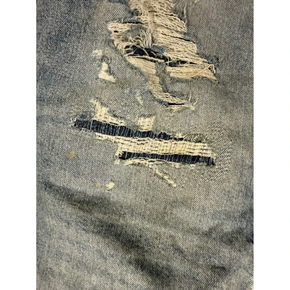 Levi's Men's 511 Slim Fit Light Wash Distressed Cotton Denim Jeans Size 31x32